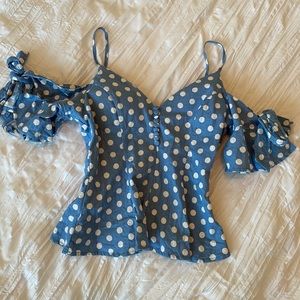 Polka dot top